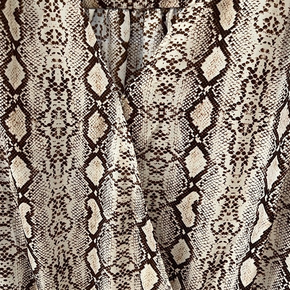 Collective Concept brown and tan print - Picture 5 of 7